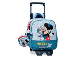 Mochila Escolar DISNEY (23 x 25 x 10 - Poliéster - Azul)