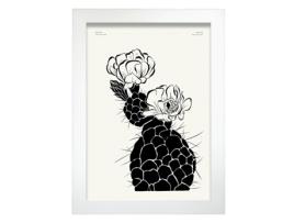 Póster Artemante NACNIC Pop. Cactus Ilustrações artísticas modernas para decoração de interiores.