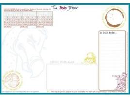 Livro the dodo jotter pad - a3 desk sized jotter-scribble-doodle-to-do-list-tear-off-notepad de rebecca jay (inglês)