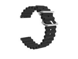 Bracelete Pulseira Round Preto para Garmin Forerunner 255