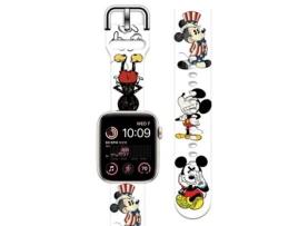  - Bracelete Silicone Suave Personalizada Apple Watch Series 7 41Mm Mickey