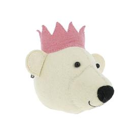 Urso com Mini Corona Rosa