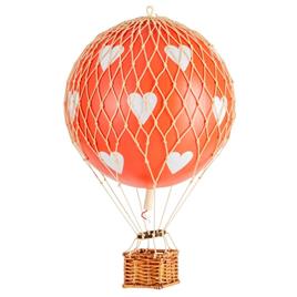 Corações vermelhos do Globo Aerostático médio