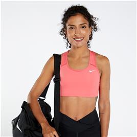 Nike Swoosh - Preto - Soutien Ginásio Mulher tamanho S