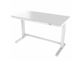 Secratária Ajustável Eletricamente EUROSEATS (120 x 60 cm - Blanco)