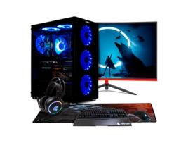 Pack Gaming Desktop NITROPC Diamond (Intel Core i7-11700K/KF - NVIDIA GeForce RTX 3050 - RAM: 16 GB - 512 GB + HDD 1 TB) + Monitor 24''