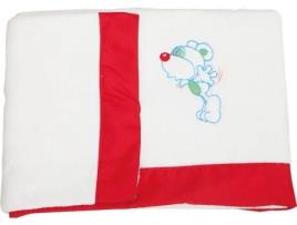 Jogo de Lençóis BABYLINE Vermelho 70 x 140 cm