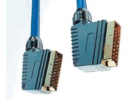 Cabo de Vídeo E+P (SCART - 1.5 m - Azul)