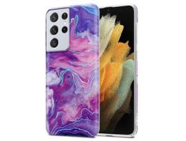 Capa para Samsung Galaxy S21 ULTRA Roxo