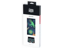 Boxer para Homem AMERICAN SOCKS Space Dino (Tamanho: M)
