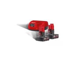 Kit de Bateria 2X12V - 6,0Ah + Carregador C12C M12Nrg-602  MILWAUKEE