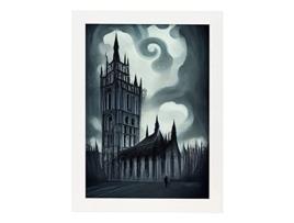 NACNIC Place Abadeia De Westminster Intelectual No T Burton Ilustrações De Monumentos Países Inspirados Na Arte Gótica E Escuraa3 Marco Blanco