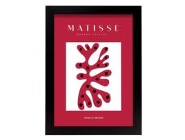 NACNIC Coleção Poster Matisse Fauvismo 35 Ilustrações Em Exposição De Arte Em Cor Full Para Decoração Interior A4 Com Estrutura De Cor De Madeira