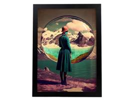 Pôster De Bolha De Água De NACNIC No Surrealismo Cinematográfico Ilustrações E Gravuras Danimados Abstratos E Artísticos Para A3 Black Frames
