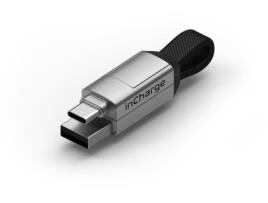 Incharge ROLLINGSQUARE 6 Cabo de Carregamento ROLLINGSQUARE Prata