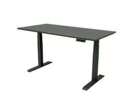 Secretária Ajustável Dual Motor IVOL (160x80 cm - Preto)