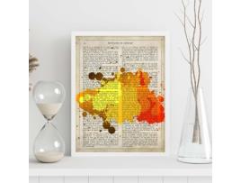 Poster De Pontos Coloridos. Perda De Amarelo. Fotos Com Design De Explosão Colorido Colorido.