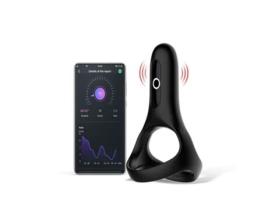 Anel Vibratório Magic Motion Rise Smart Black MAGIC MOTION