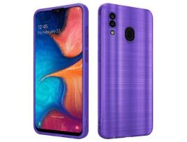 Capa para Samsung Galaxy A20 / A30 / M10s Roxo