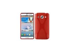 Capa para LG OPTIMUS G PRO CADORABO Vermelho