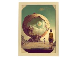 Miragem De Pôsteres NACNICos No Surrealismo Cinematográfico Ilustrações E Gravuras De Desenhos Animados Abstratos E Artísticos Para A3 Wood Marcos