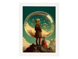 NACNIC Poster Borbulha No Surrealismo Cinematográfico Ilustrações E Gravuras De Desenhos Animados Abstratos E Artísticos Para A3 Quadros Brancos