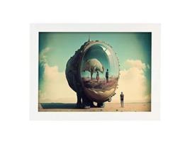 Lente Gigante De NACNIC No Surrealismo Cinematográfico Ilustrações E Gravuras De Desenhos Animados Abstratos E Artísticos Para A4 Quadros Brancos