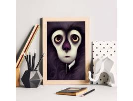 NACNIC Lémina Otimista Gibmon Style T Burton Ilustrações E Animais De Animais Inspirados No Ginásio E Arte Escura De Burton