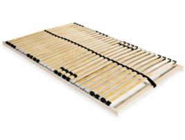 Estrado de Ripas VIDAXL com 28 ripas 7 zonas (100x200 cm)