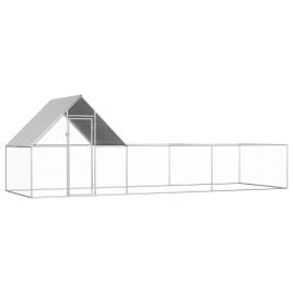 Galinheiro  (Cinzento - 6x2x2m - Aço)