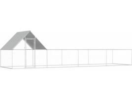 Galinheiro  (Cinzento - 8x2x2m - Aço)