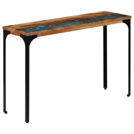 Mesa Consola  Madeira Recuperada Maciça (120x35x76cm)
