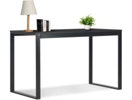 Secretária VIDAXL Preto (120x60x70 cm)