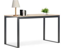 Secretária VIDAXL (Preto - 120x60x73cm)