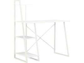 Secretária VIDAXL (Branco - 102x50x117cm)