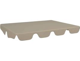 Toldo para Pérgola VIDAXL Jardim Cinza (192x147 cm)