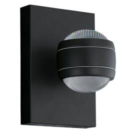 Aplique exterior SESIMBA PRETO 74W