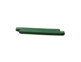 Borracha - Peça lateral - 100 x 10 x 10 cm - Verde