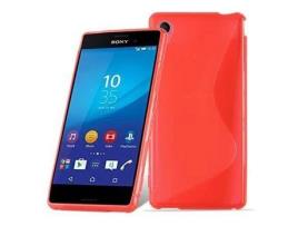 Carcasa para Sony Xperia M4 AQUA CADORABO Vermelho