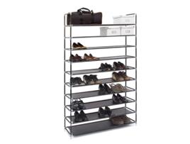 Sapateira para 50 Pares de Sapatos RELAXDAYS Preto (175 x 100 x 29 cm)