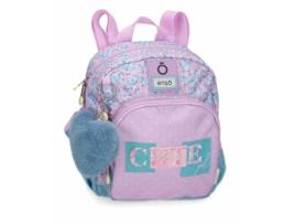 Mochila Escolar ENSO (19 x 23 x 8 - Poliéster - Roxo)