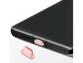 Tampa Protectora Cadorabo Compatível com Usb C em Rosé Ouro