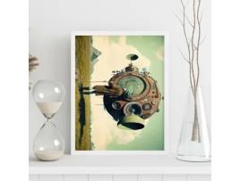 Sistema De Som De Pôsteres NACNICos No Surrealismo Cinematográfico Ilustrações E Gravuras De Desenhos Animados Abstratos E Artísticos Para A3