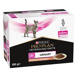 Purina Pro Plan Feline UR ST/OX Urinary Veterinary Diets com salmão - 10 x 85 g