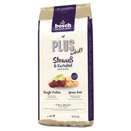 bosch Plus com avestruz e batata - Pack económico: 2 x 12,5 kg