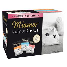 Miamor Ragout Royale - Pack de degustação misto - Pato, salmão e vitela em gelatina