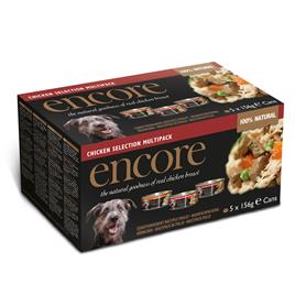 Encore em latas 20 x 156 g comida húmida para cães - Pack económico misto - Pack misto: frango, frango com presunto, frango com fígado