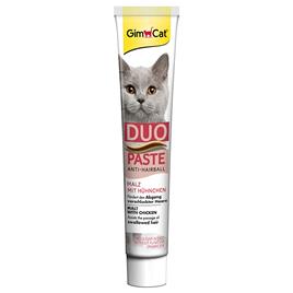 GimCat DUO pasta antibolas de pelo com malte e frango para gatos - 50 g