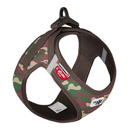 Peitoral Curli Vest Clasp Air-Mesh camuflado para cães - Tam. M: 43,4 - 49 cm de peito
