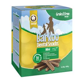 Barkoo Dental Snacks para cães - Sem cereais com desconto! - Cães de porte pequeno (112 unidades)